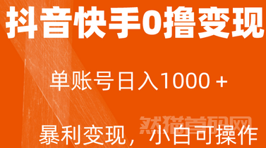 2024最新抖音挂/机，单号一天能赚10块钱左右